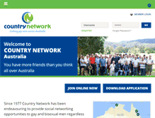 Tablet Screenshot of countrynetwork.com.au